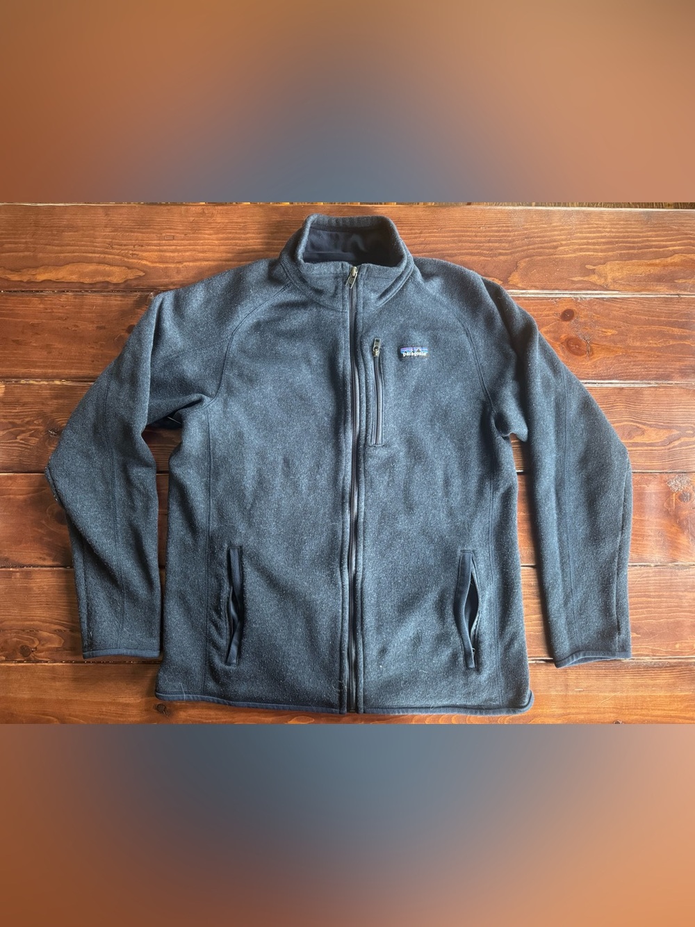 Patagonia Better Sweater Full Zip Fleece Jacket Navy Size Large